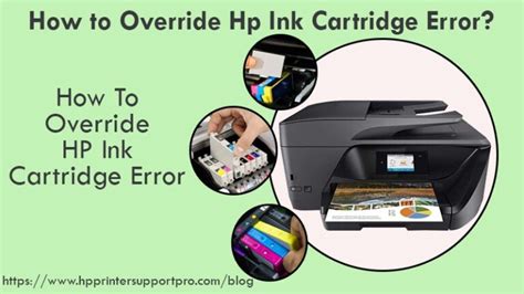 override hp ink cartridge